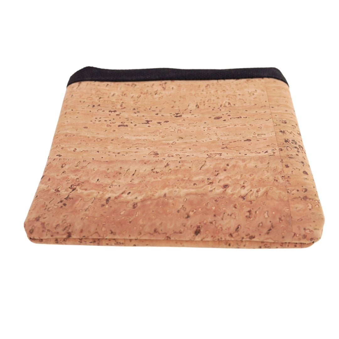 2 x Leckerli Einstecktasche aus Korkleder (vegan) natur